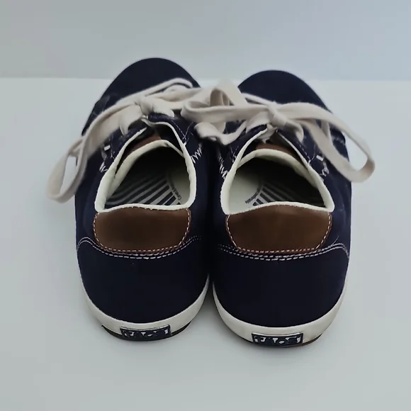Taos Footwear Starburst Navy Blue and White Sneakers Size 9.5 - Picture 6 of 13